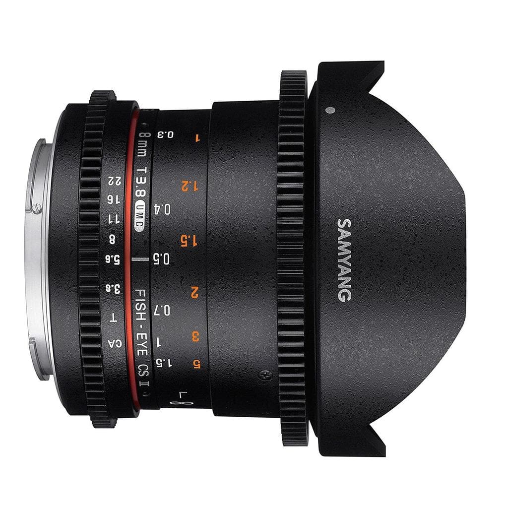 Objectif Samyang T3.8 UMC Fisheye CS II VDSLR II Nikon 8mm f/3.8