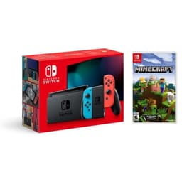 Switch 32Go - Bleu turquoise Standard + Minecraft