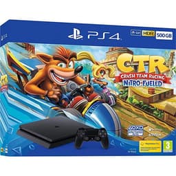 PlayStation 4 Slim 500Go - Noir + Crash Team Racing: Nitro-Fueled