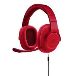 Casque réducteur de bruit gaming sans fil avec micro Logitech G433 - Rouge
