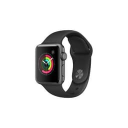 Apple Watch (Series 2) GPS 38 mm - Aluminium Gris - Noir