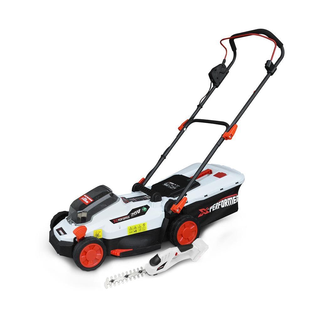 X-Performer Battery-powered mower kit - blower - edge cutter + 2 batteries