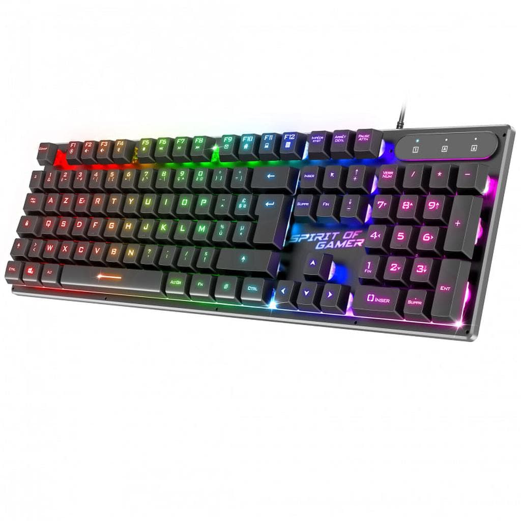 Clavier Spirit Of Gamer AZERTY Français PRO-K1