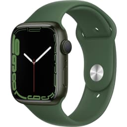 Apple Watch Series 7 (2021) GPS + Cellular 45 mm - Aluminium Vert - Bracelet sport Vert