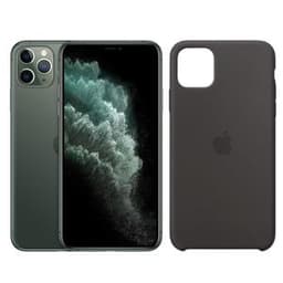 Pack iPhone 11 Pro Max + Coque Apple (Noir) - 64GB - Vert Nuit - Débloqué