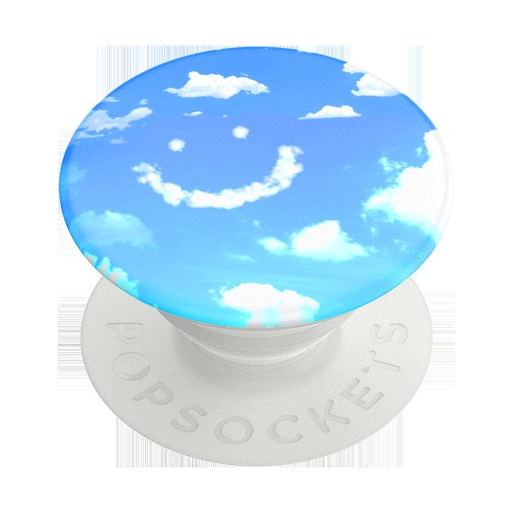 Stabilisateur Support PopGrip Adhésif Stand et Selfie Blue Skies Blanc Popsockets