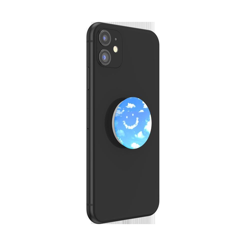 Stabilisateur Support PopGrip Adhésif Stand et Selfie Blue Skies Blanc Popsockets
