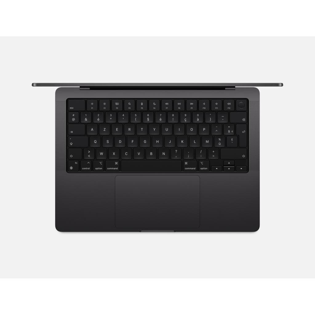 MacBook Pro 14" (2024) - Apple M4 Pro avec CPU 12 cœurs et GPU 16 cœurs - 24Go RAM - SSD 512Go - Écran standard - AZERTY - Français