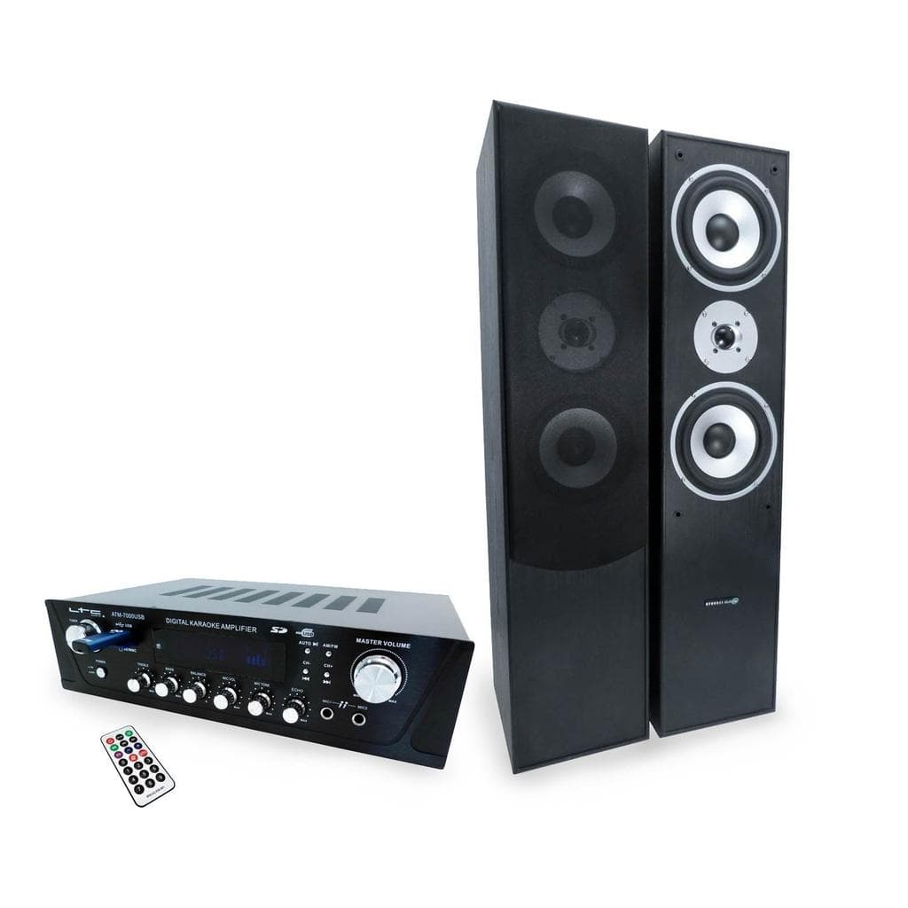 Enceinte Evidence Acoustics L766-BL + Ampli LTC ATM - Noir