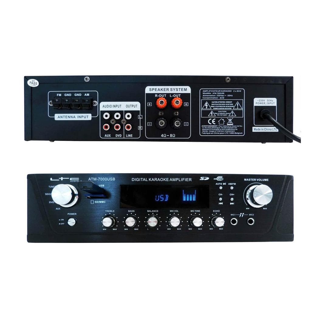 Enceinte Evidence Acoustics L766-BL + Ampli LTC ATM - Noir