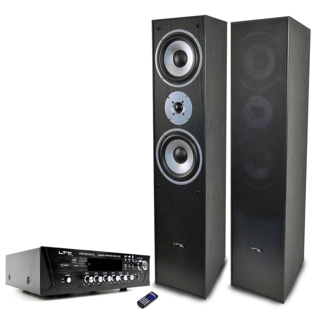 Enceinte Evidence Acoustics L766-BL + Ampli LTC ATM - Noir