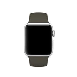 Apple Watch (Series 5) 2019 GPS 44 mm - Aluminium Argent - Bracelet sport Gris