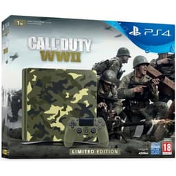PlayStation 4 Slim 1000Go - Camouflage - Edition limitée PlayStation 4 Slim Call of Duty: WWII + Call of Duty: WWII