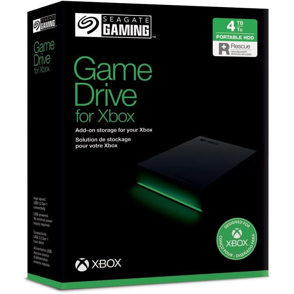 Disque dur externe Seagate Xbox 2ALAPJ-500 - HDD 4 To USB 3.0