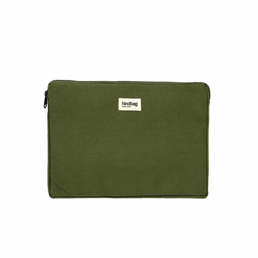 Housse Ordinateurs portables 15" - Coton - Vert