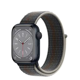 Apple Watch Series 8 (2022) GPS 45 mm - Aluminium Minuit - Boucle sport Noir