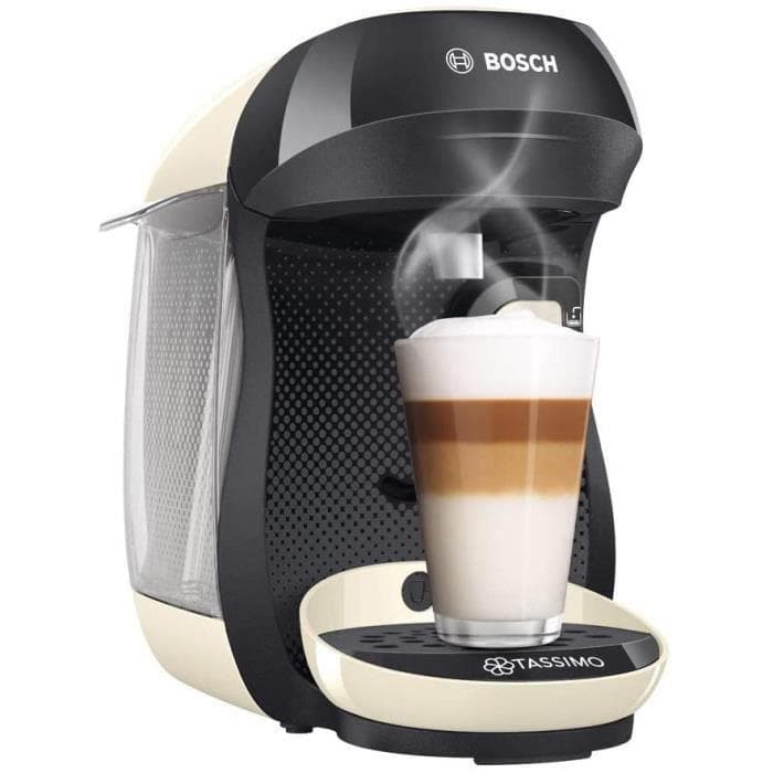 Cafetière à dosette Compatible Tassimo Bosch Tassimo Happy TAS1007 L - Noir