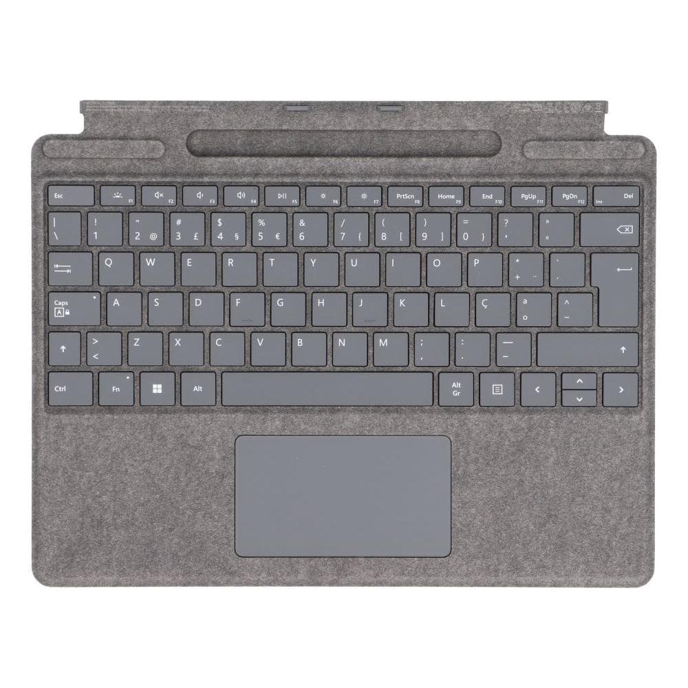 Clavier Microsoft QWERTY Portugais Sans-fil rétroéclairé Surface Pro X / 8 / 9 Signature Keyboard + Slim Pen