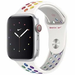 Apple Watch (Series 6) 2020 GPS 44 mm - Aluminium Argent - Bracelet sport Nike Pride Edition