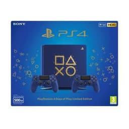 PlayStation 4 Slim 500GB - Bleu - Edition limitée Days of Play