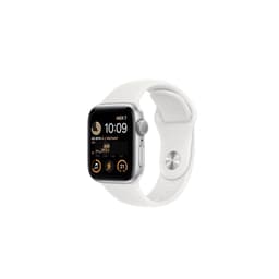 Apple Watch Series SE 1 (2020) GPS 40 mm - Aluminium Argent - Bracelet sport Blanc