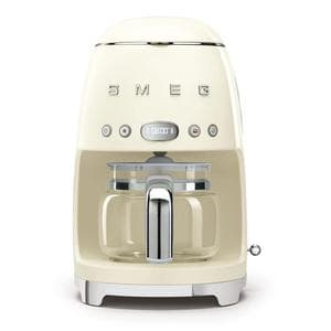 Cafetière Sans capsules Smeg DCF02CREU 1,2500L - Crème