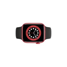 Apple Watch Series 7 (2021) GPS 41 mm - Aluminium Rouge - Bracelet sport Noir
