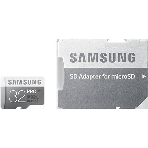 Clé USB Carte Mémoire MicroSD Pro 32GB Class 10 - 90 MB/S + Adaptateur SD Samsung