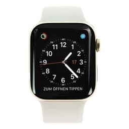 Apple Watch (Series 4) 2018 44 mm - Acier inoxydable Or - Gris