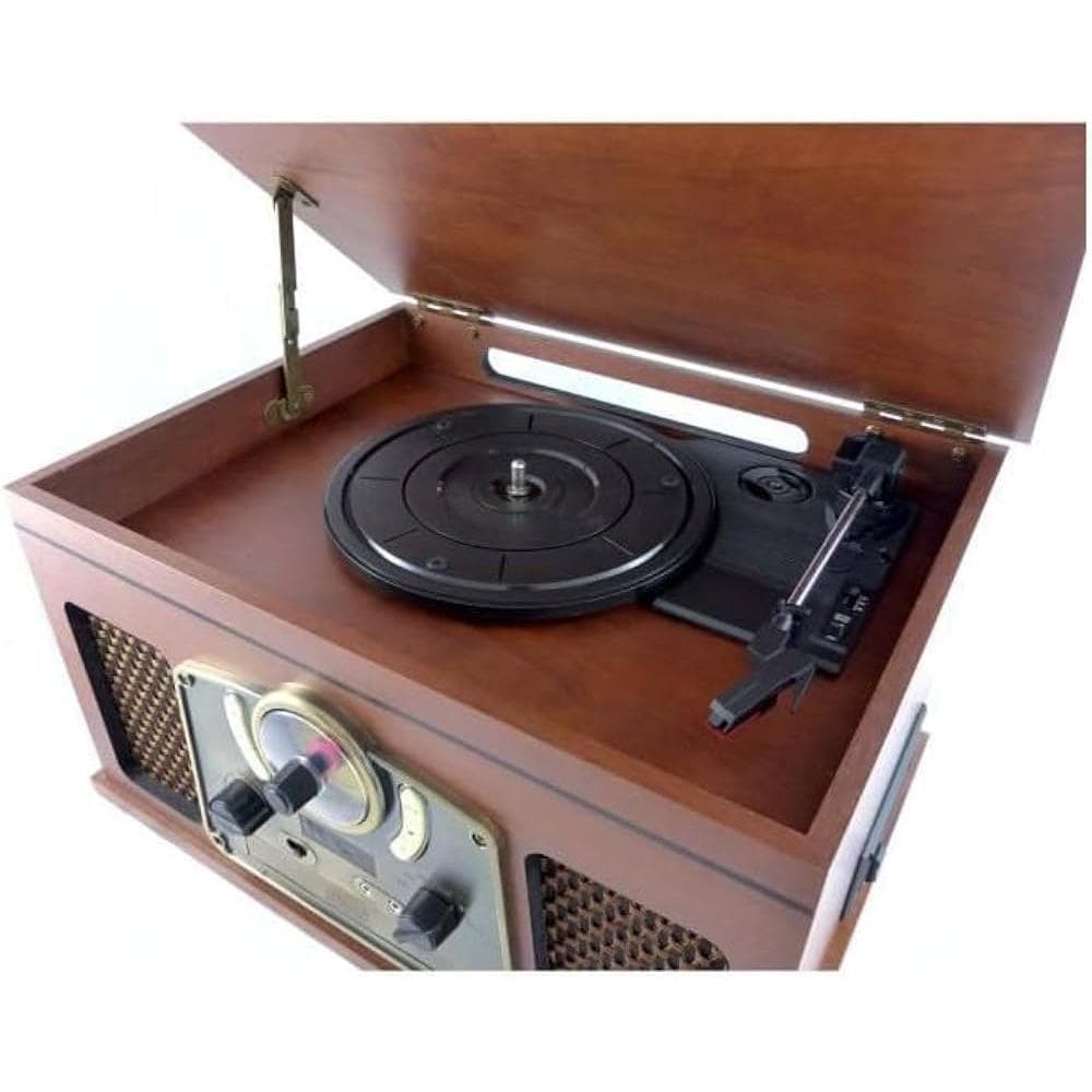 Platine Vinyle Inovalley - Platine vinyle portable multifonction Bluetooth rétro TD14