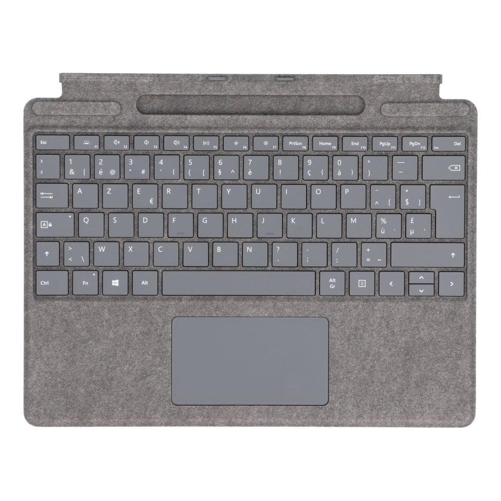 Clavier Microsoft AZERTY Belge Sans-fil rétroéclairé Surface Pro X / 8 / 9 Signature Keyboard + Slim Pen