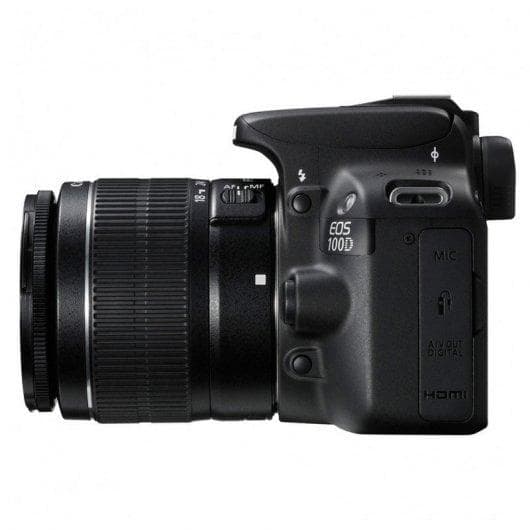 Reflex - Canon EOS 100D - Noir + Canon EF-S 18-55 mm f/3.5-5.6 III