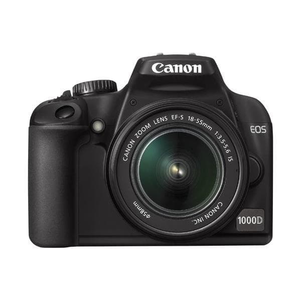 Reflex - Canon EOS 1000D - Noir + objectif Canon EF-S 18-55mm f/3.5-5.6 III
