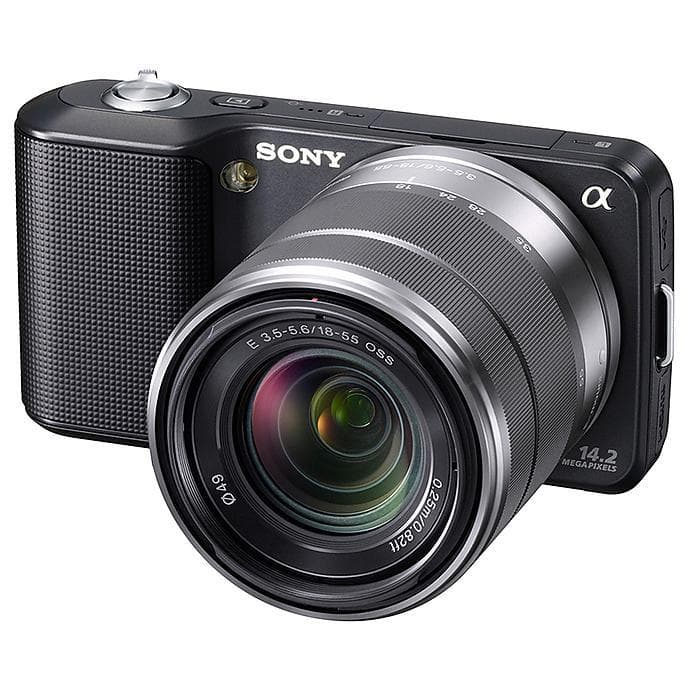 Alpha NEX-3 18-55mm f/3.5-5.6 OSS - Noir + Sony E 18-55mm f/3.5-5.6 OSS f/3.5-5.6