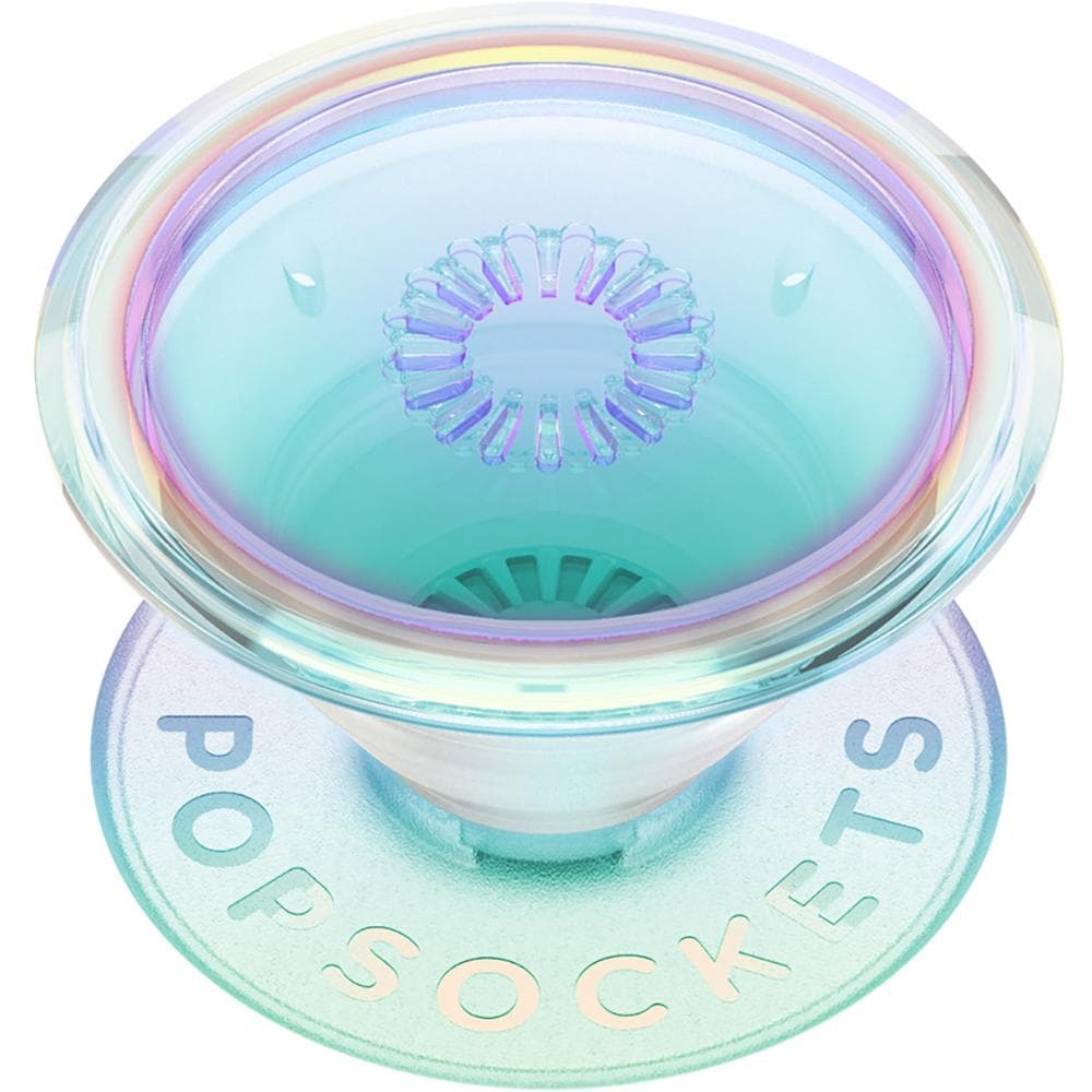 Stabilisateur Support PopGrip Premium Translucide Adhésif Stand et Selfie Irisée Popsockets