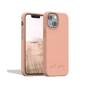 Coque iPhone 13 mini - Matière naturelle - Rose