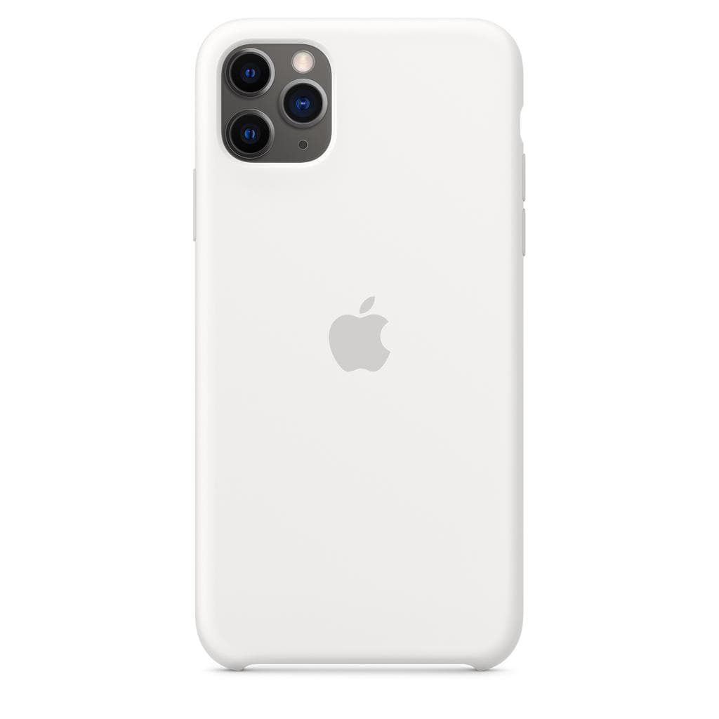 Coque en silicone Apple iPhone 11 Pro Max - Silicone Blanc
