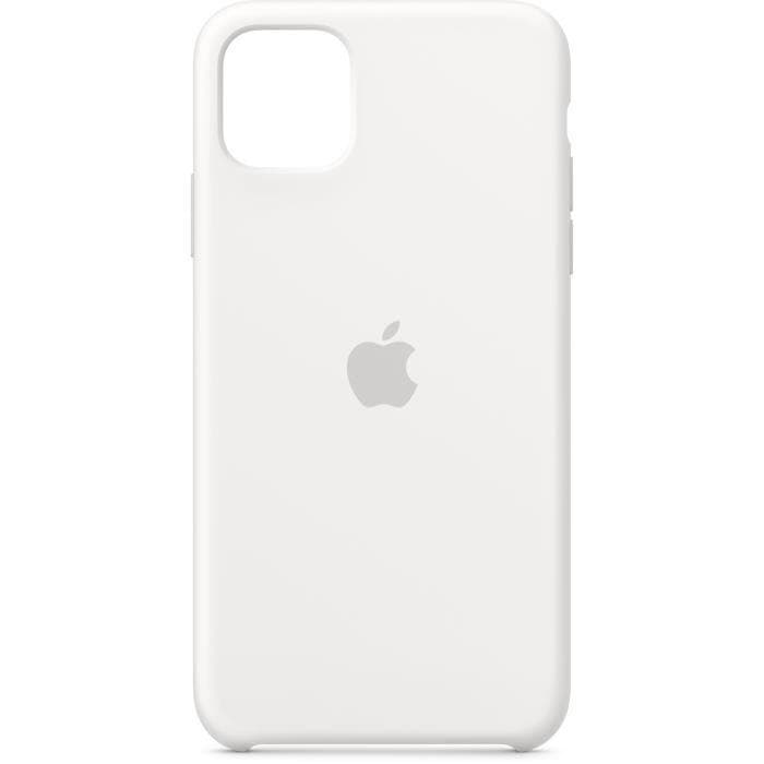 Coque en silicone Apple iPhone 11 Pro Max - Silicone Blanc