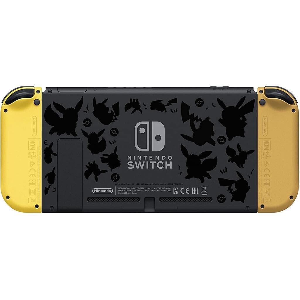 Switch 32GB - Jaune - Edition limitée Pikachu & Eevee + Pokémon Let ́s Go Pikachu!