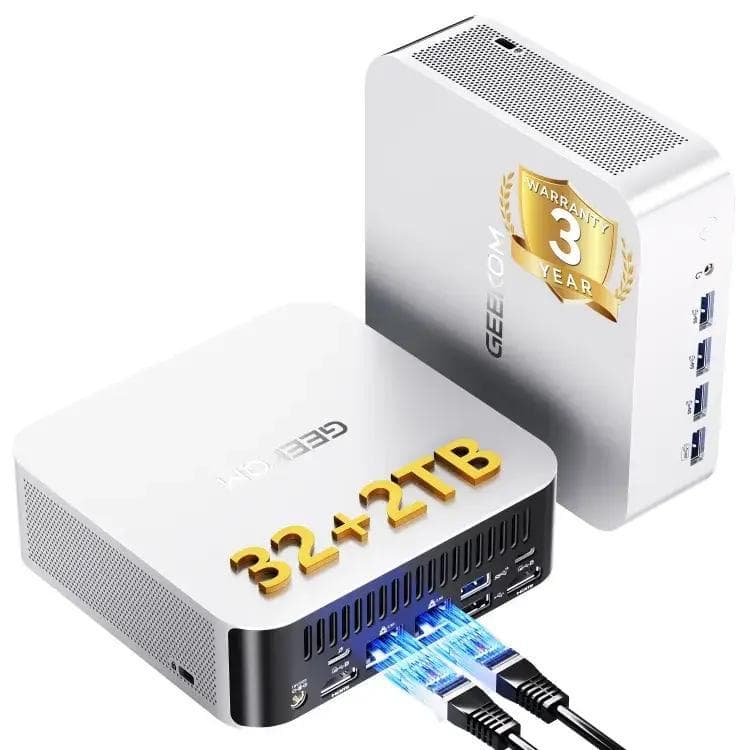 Geekom A8 Max Ryzen 9 4 GHz - SSD 2 To RAM 32 Go