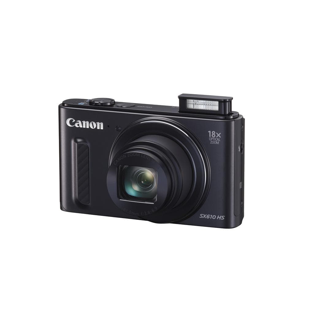Compact PowerShot SX610 HS - Noir + Canon Canon Zoom Lens 25-450 mm f/3.8–6.9
