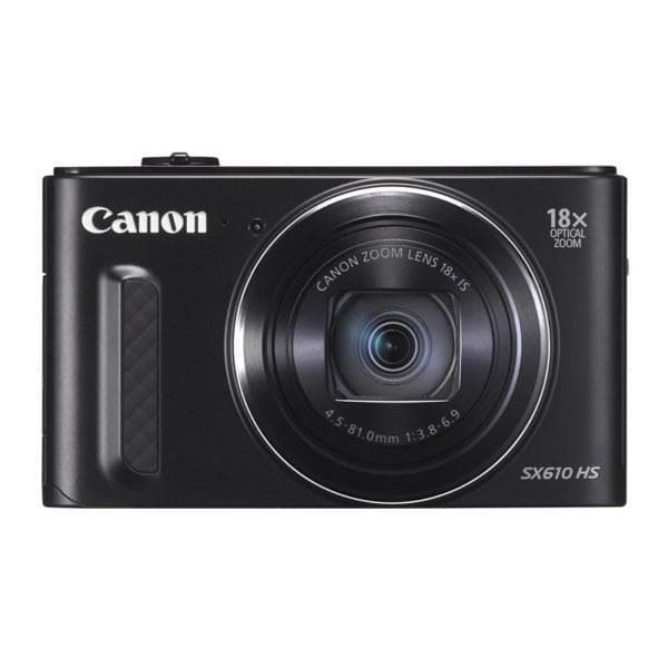 Compact PowerShot SX610 HS - Noir + Canon Canon Zoom Lens 25-450 mm f/3.8–6.9