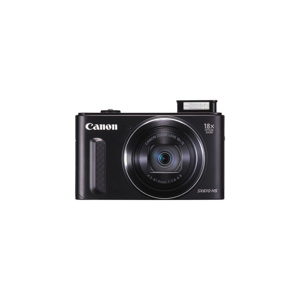 Compact PowerShot SX610 HS - Noir + Canon Canon Zoom Lens 25-450 mm f/3.8–6.9
