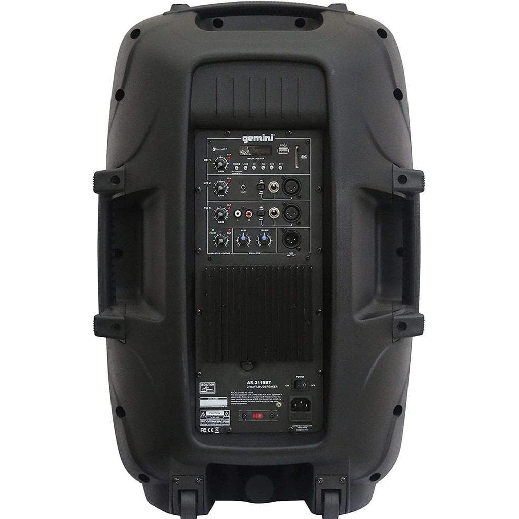 Enceintes sono Gemini AS-2115BT-PK