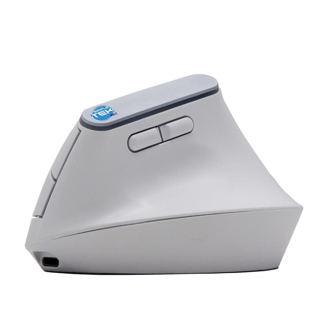 Souris Simpletek Vertical Ergonomic mouse, RGB, Bluetooth/WiFi, Integrated battery Sans fil