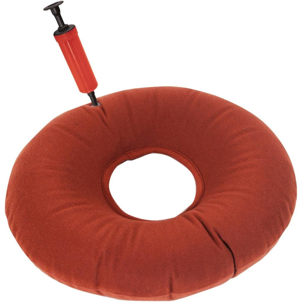 Masseur Aidapt Coussin gonflable Adaipt VM934BB BORDEAUX pour le soulagemement de la pression - meilleure posture - Pompe inclus