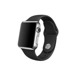Apple Watch Series 4 (2018) GPS + Cellular 40 mm - Aluminium Argent - Bracelet sport Noir