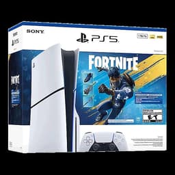 PlayStation 5 Slim 1000Go - Blanc + Fortnite Flowering Chaos Bundle