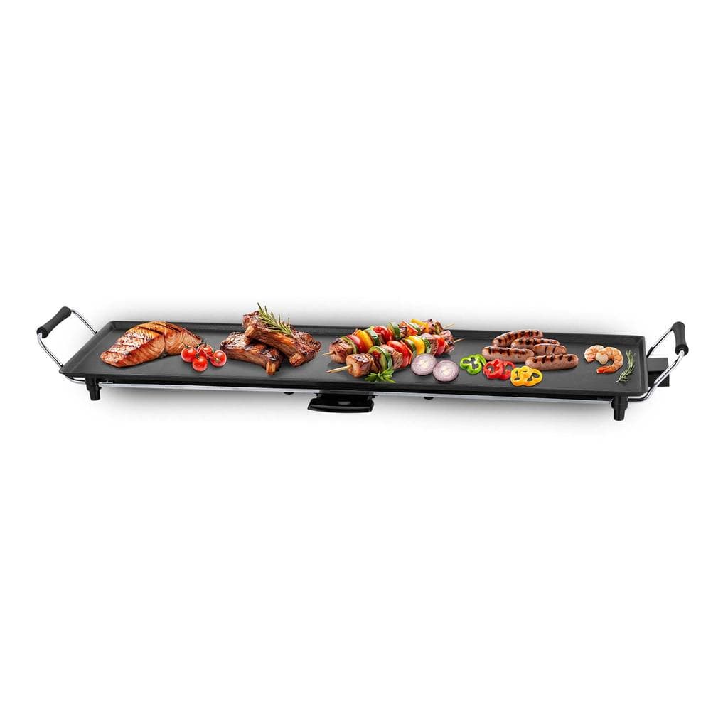 Plancha Plancha XXL Dolce Casa DC-PLA-90-CM Antiadhésive - Thermostat Ajustable, 1800W Poignée Rembourrée, pour 8 Personnes, 90 x 23CM