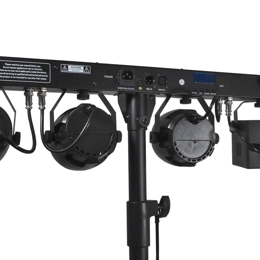 Éclairage Purlight Double PACK DJ LIGHT Euphoria Portiques + 48 effets lumière PAR/ASTRO/BEAM/DERBY + Télécommande, contrôle DMX